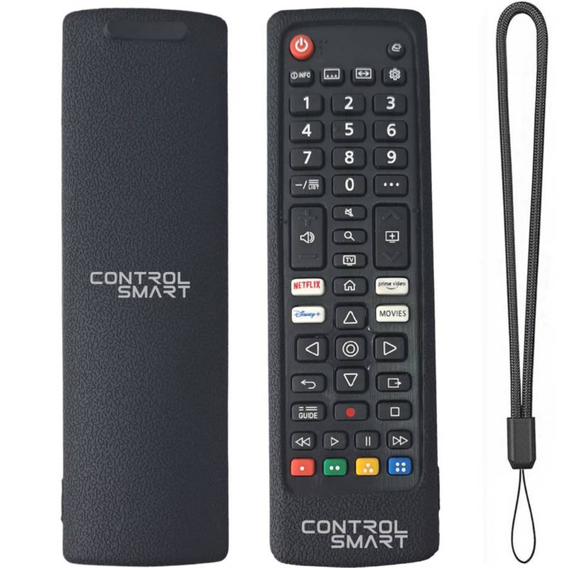 FUNDA PROTECTOR DE SILICONA PARA CONTROL LG AKB - NEGRO - 1