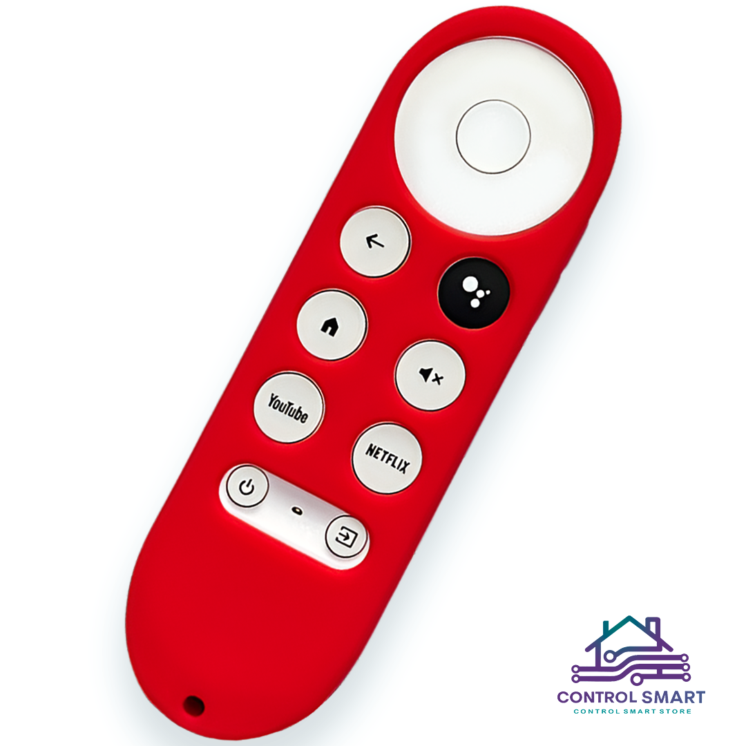 FUNDA ANTIGOLPES PARA CONTROL GOOGLE CHROMECAST 4 - ROJO - 3