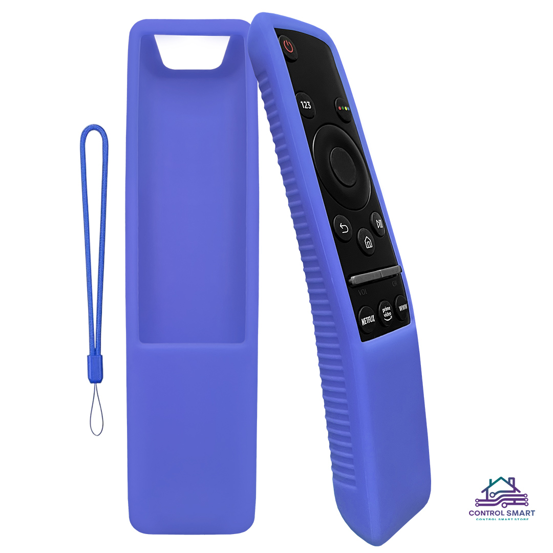 FUNDA PROTECTOR DE SILICONA PARA CONTROL SAMSUNG CURVO – AZUL - 3