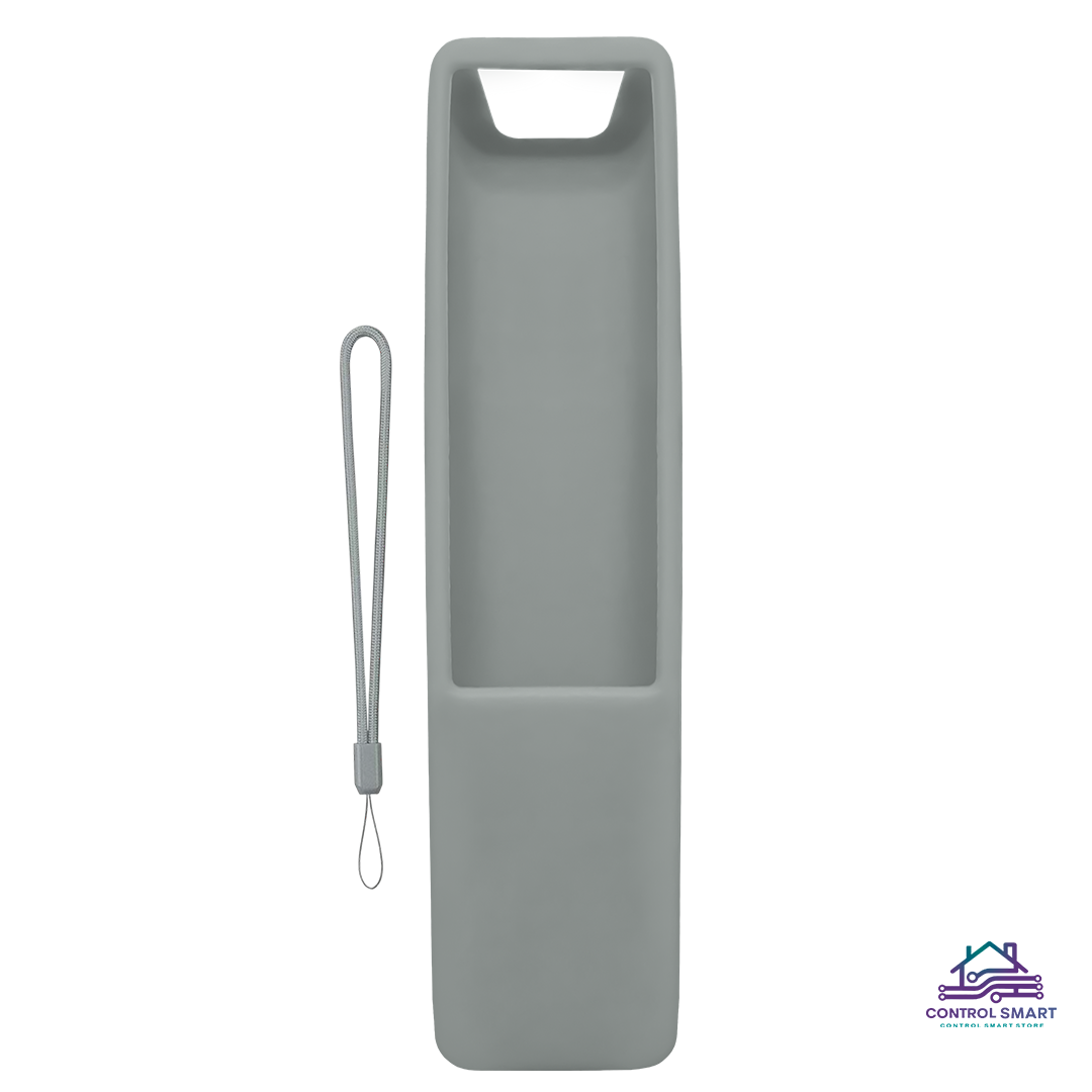 FUNDA PROTECTOR DE SILICONA PARA CONTROL SAMSUNG CURVO – PLOMO - 3