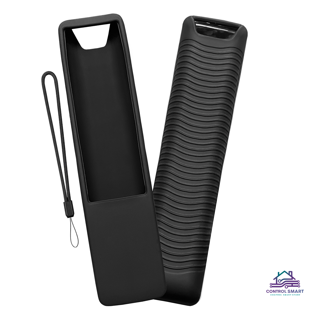FUNDA PROTECTOR DE SILICONA PARA CONTROL SAMSUNG CURVO – NEGRO - 1