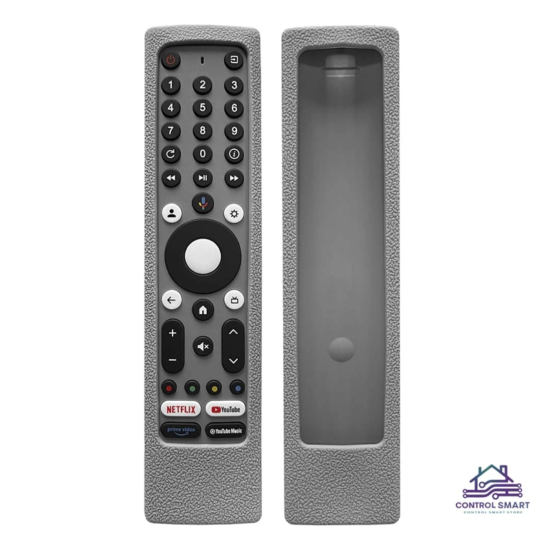 FUNDA ANTIDESLIZANTE DE SILICONA PARA CONTROL JVC RM-C3295 / 3293 / 3597 COLOR PLOMO - 2
