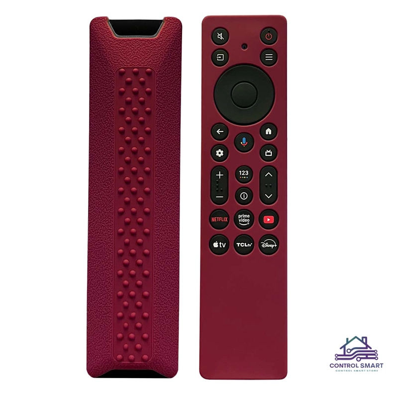 FUNDA VINO DE SILICONA PARA CONTROL REMOTO TCL MODERNO RC813A – RC923A - 1