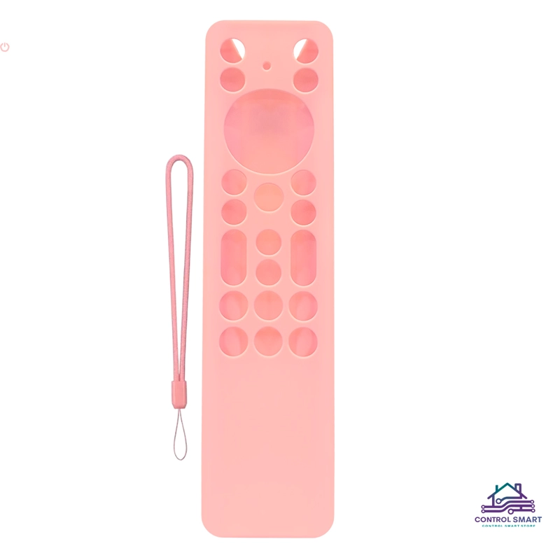 FUNDA ROSA  DE SILICONA PARA CONTROL REMOTO TCL MODERNO RC813A – RC923A - 2