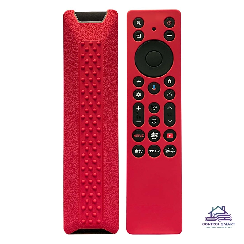 FUNDA ROJO DE SILICONA PARA CONTROL REMOTO TCL MODERNO RC813A – RC923A - 1