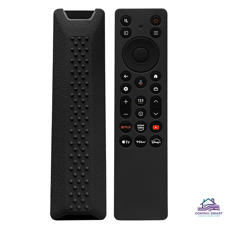FUNDA NEGRA DE SILICONA PARA CONTROL REMOTO TCL MODERNO RC813A – RC923A - 1