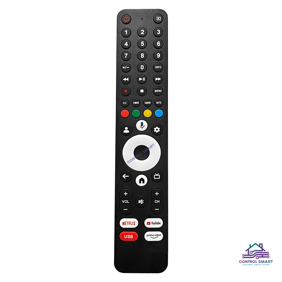 CONTROL REMOTO COMPATIBLE PARA TV BLACKLINE SIN VOZ REEMPLAZO - 1