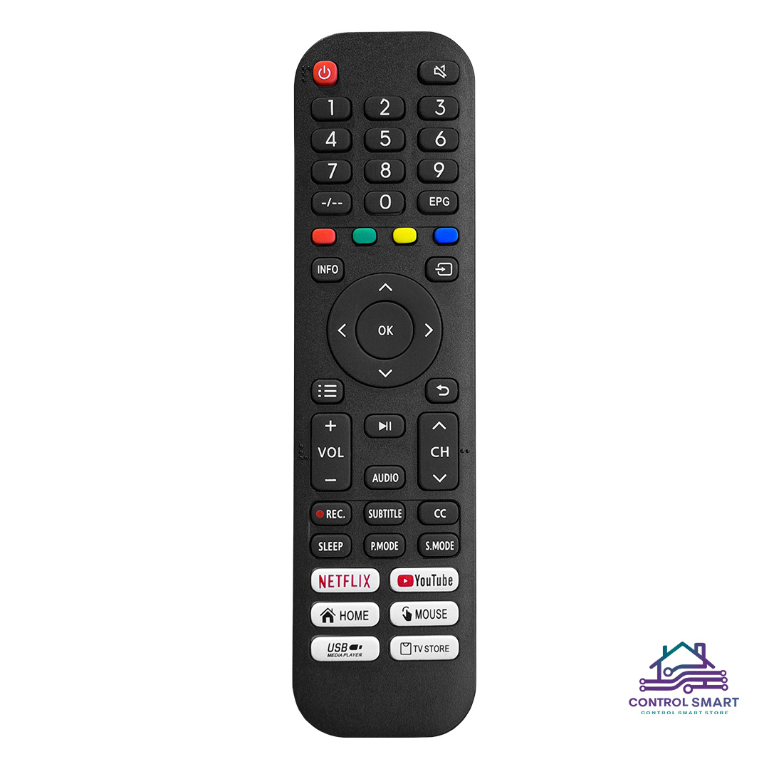 CONTROL REMOTO COMPATIBLE PARA TV DAEWOO SMART CON NETFLIX, YOUTUBE Y FUNCIÓN MOUSE - 2