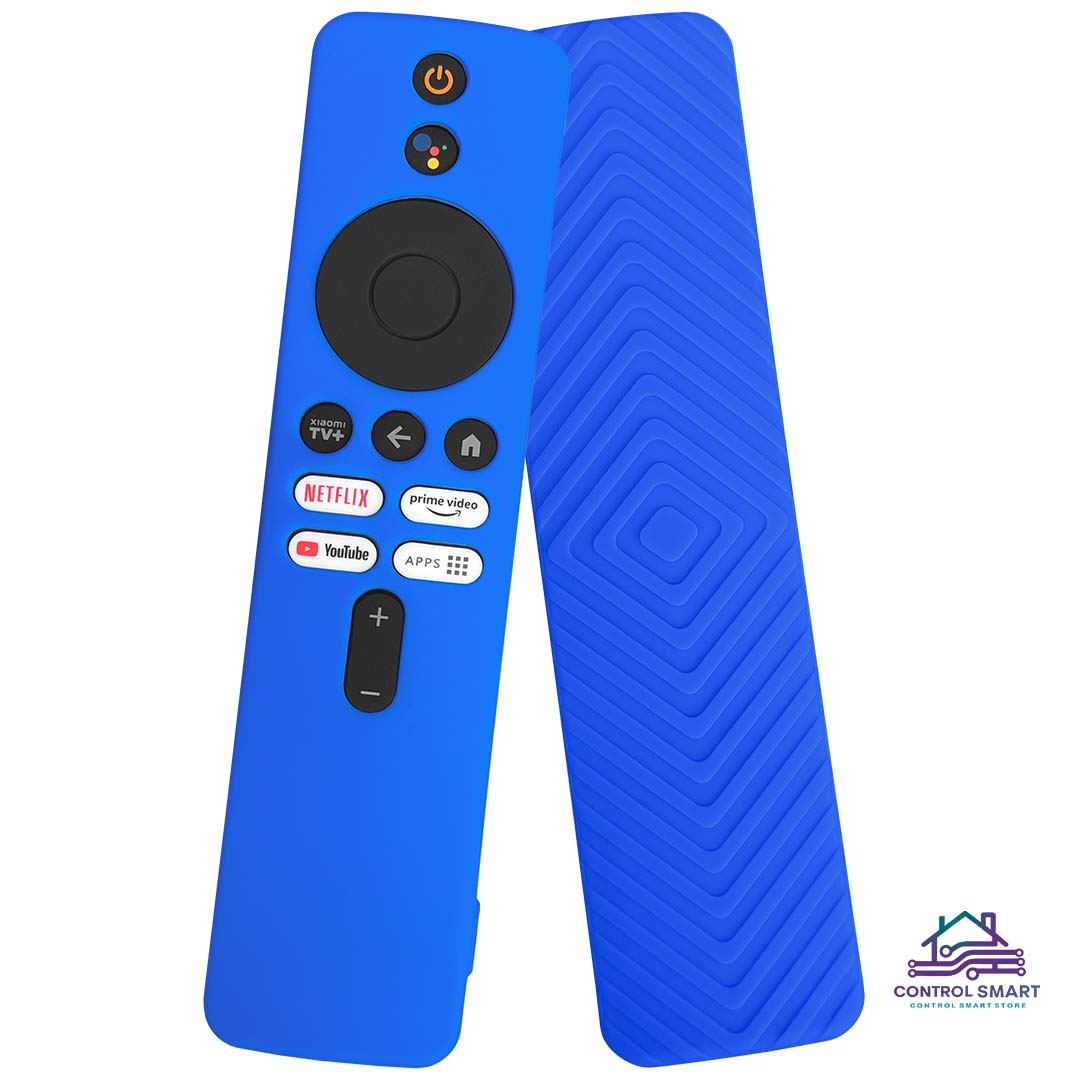FUNDA DE SILICONA AZUL PARA CONTROL REMOTO COMPATIBLE CON TV STICK 4K - 1
