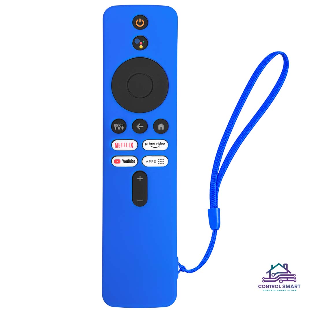 FUNDA DE SILICONA AZUL PARA CONTROL REMOTO COMPATIBLE CON TV STICK 4K - 2