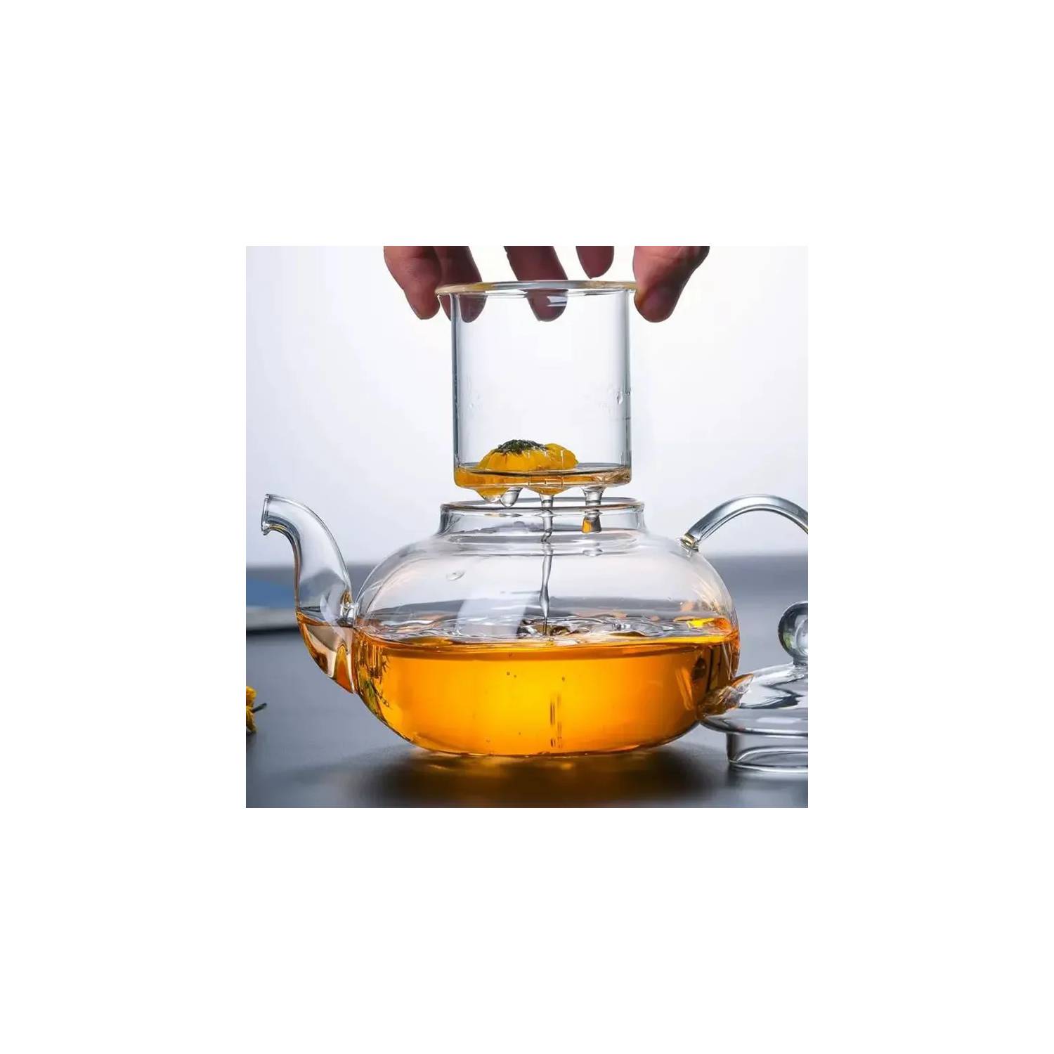 TETERA DE VIDRIO BOROSILICATO 1 LITRO - 4