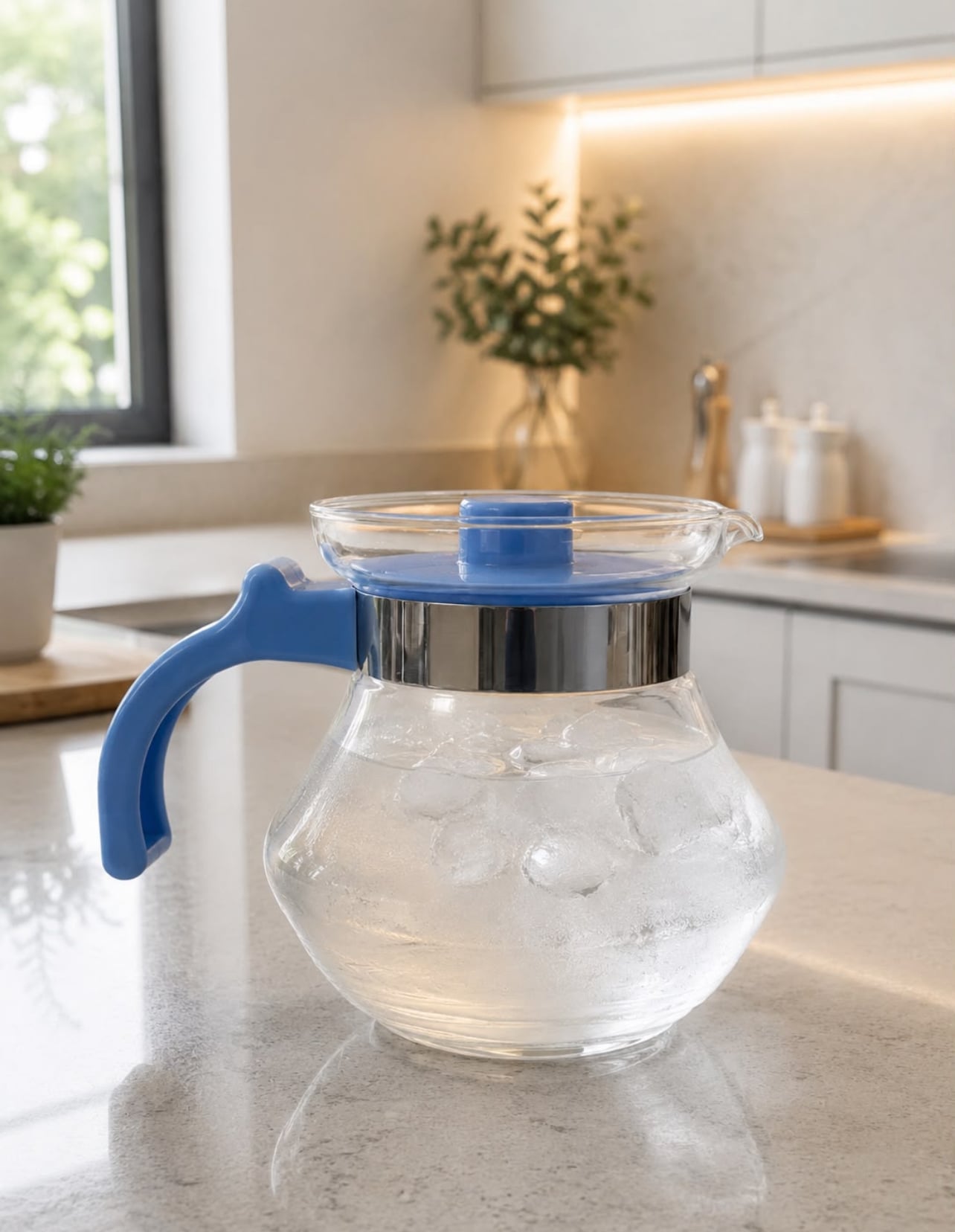 JARRA DE VIDRIO PARA BEBIDAS CALIENTES 1500ML - 1