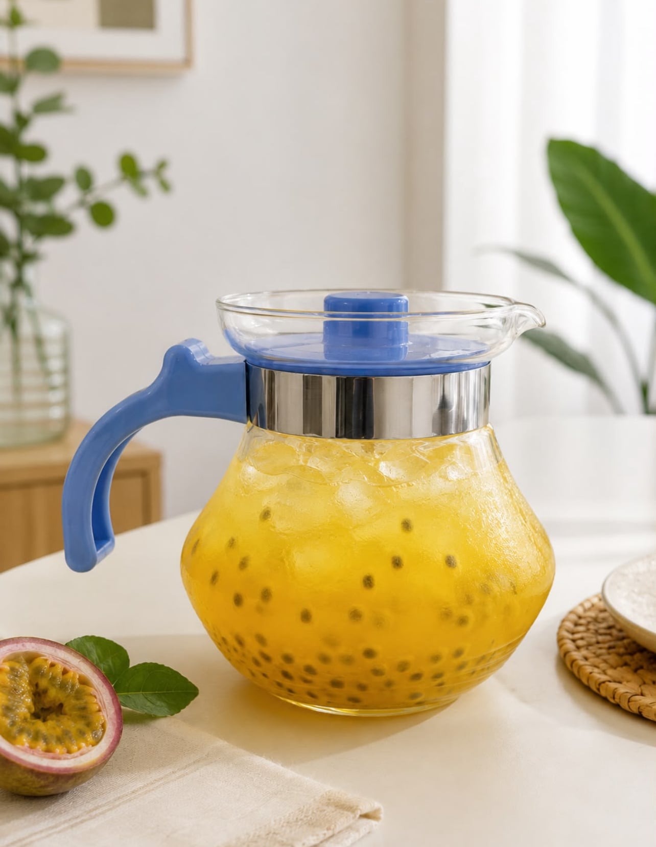JARRA DE VIDRIO PARA BEBIDAS CALIENTES 1500ML - 2