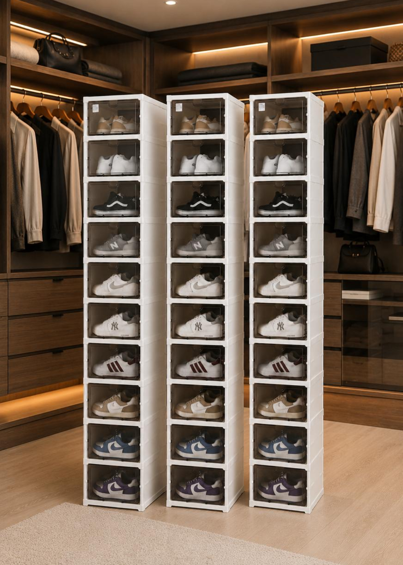 ORGANIZADOR DE ZAPATOS 10 NIVELES APILABLE - 4