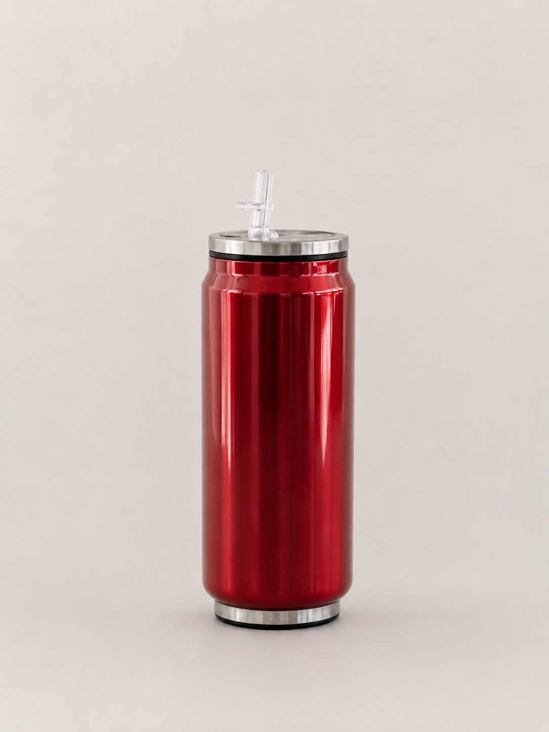 TOMATODO TIPO LATA DE ACERO INOXIDABLE CON SORBETE 350ML - 5