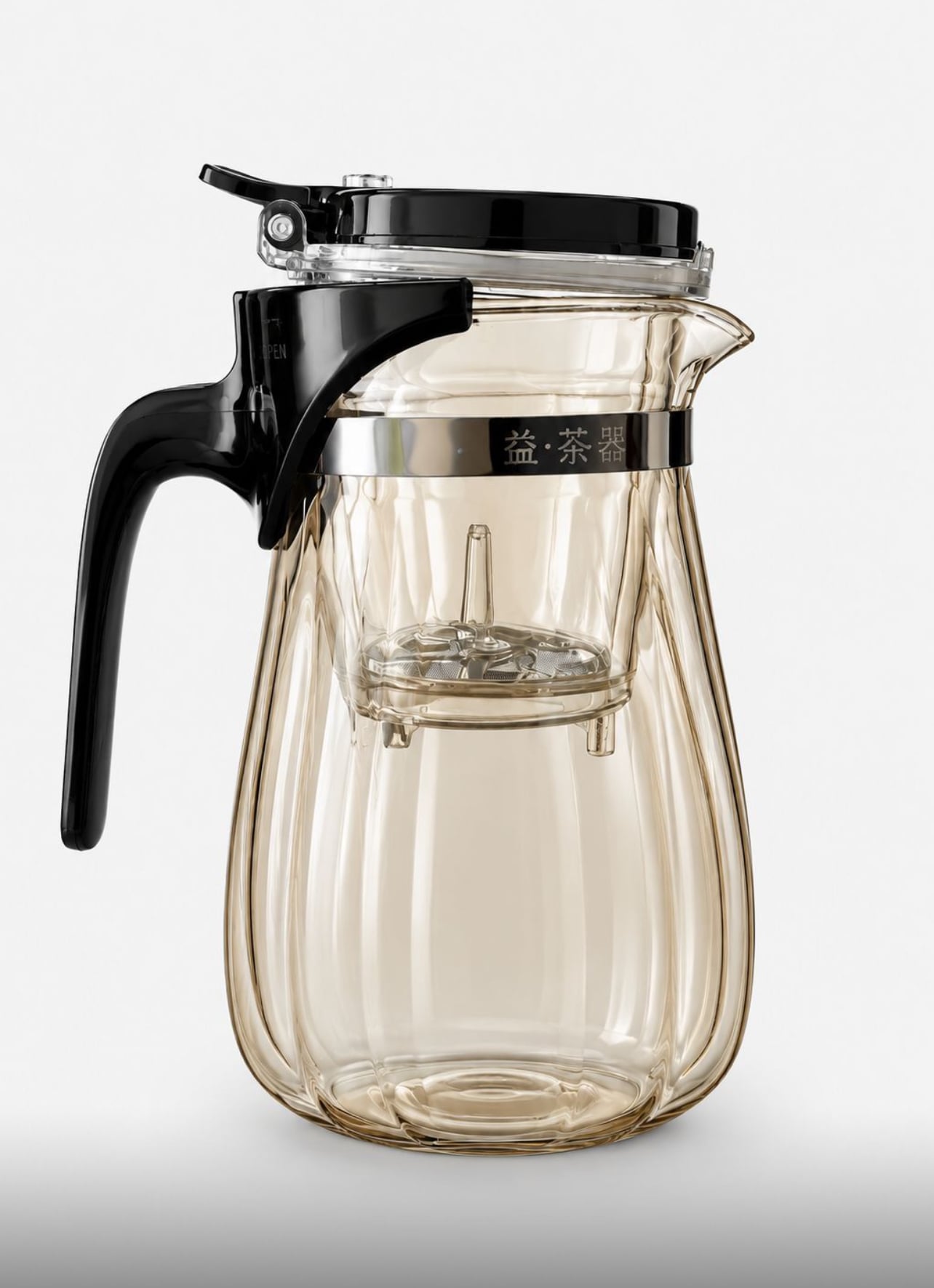 JARRA INFUSORA DE VIDRIO BOROSILICATO 900ML CON FILTRO INTEGRADO - 5