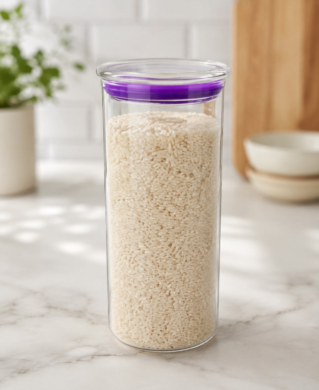 FRASCO CONTENEDOR HERMÉTICO DE VIDRIO BOROSILICATO 1200 M - 2
