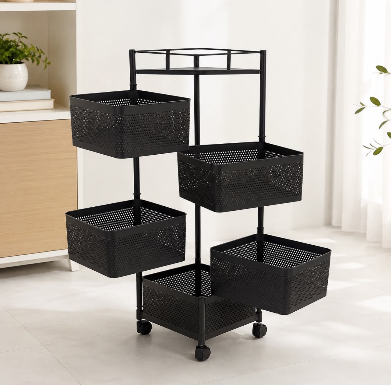 ORGANIZADOR MULTIFUNCIONAL DE 5 NIVELES CON RUEDAS - 7