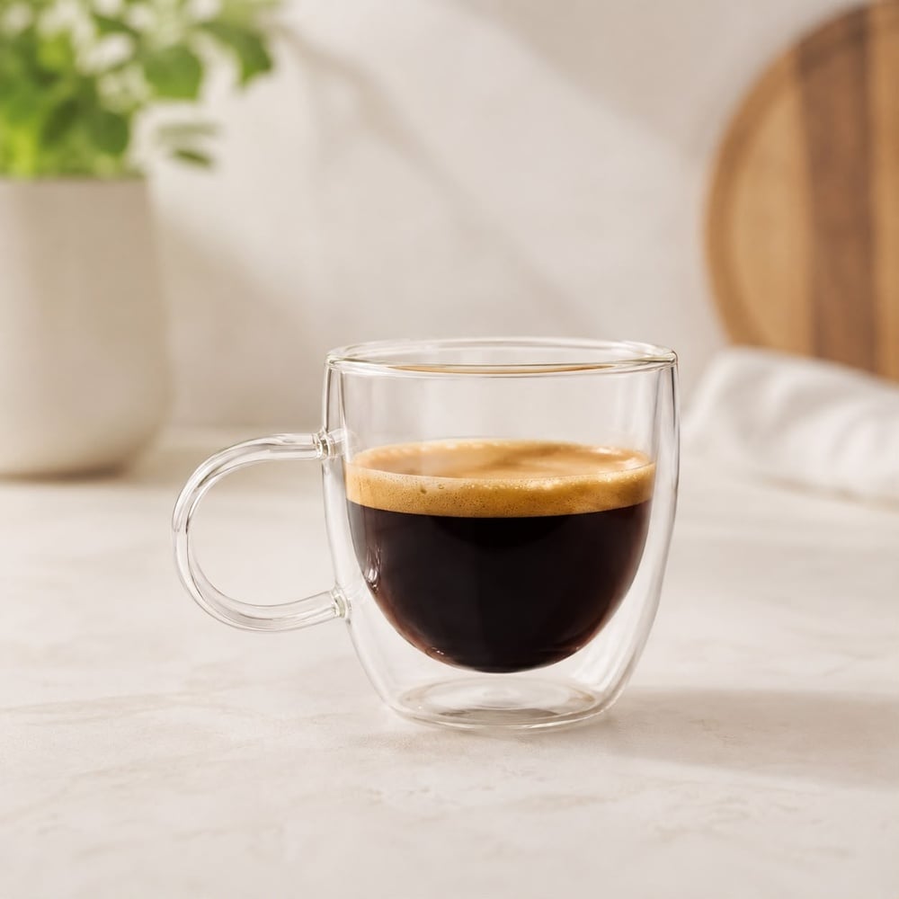 6 TAZAS DOBLE CAPA PARA ESPRESSO DE 100 ML - 1
