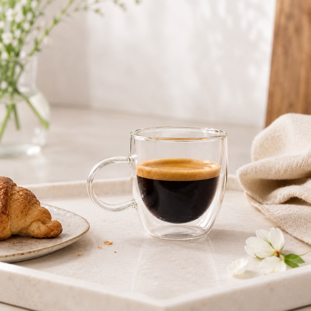 6 TAZAS DOBLE CAPA PARA ESPRESSO DE 100 ML - 4
