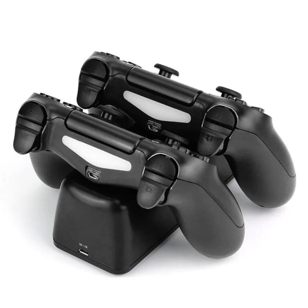 CARGADOR MANDO PLAY STATION 4 BASE DUAL PS4 SLIM PRO - 6