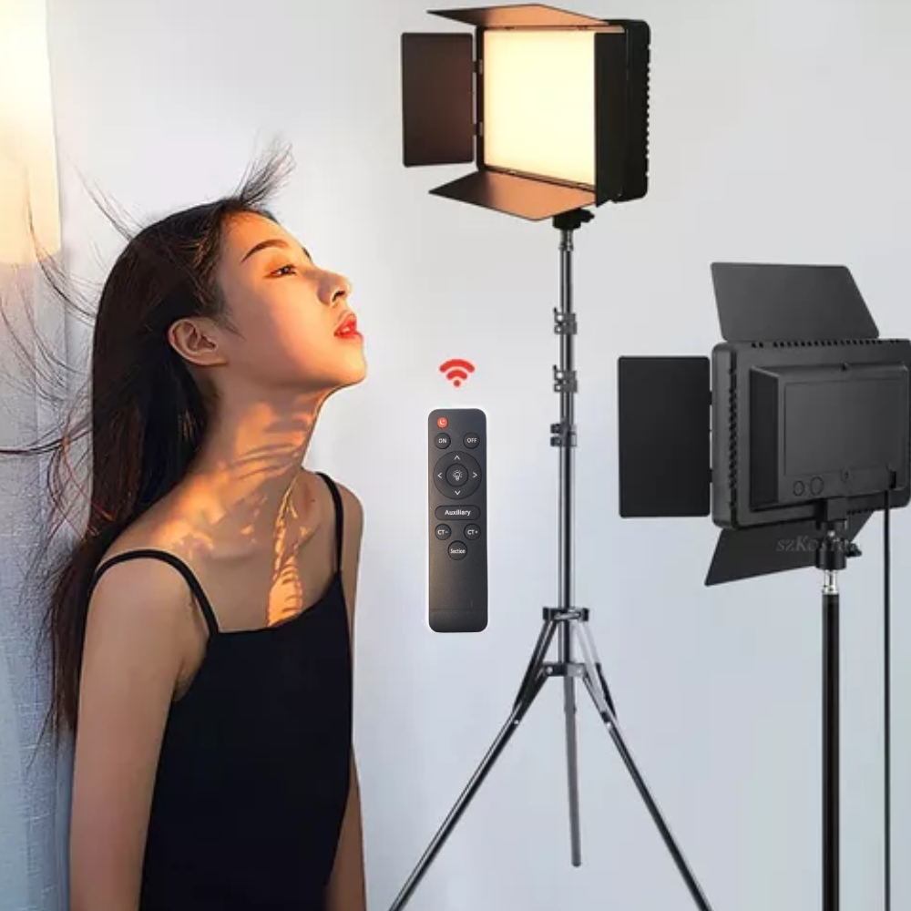 PANEL LUZ LED ILUMINACION DE ESTUDIO FOTOGRAFIA VIDEO GRABACION RL1200 - 2