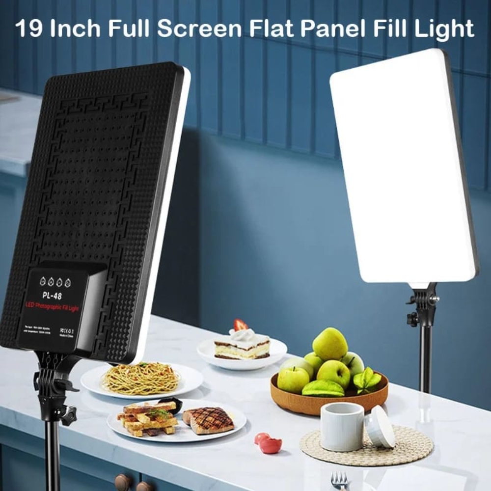 PANEL CON LUZ LED PARA VIDEO GRABACION FOTOGRAFIA 70W CONTROL REMOTO - 5