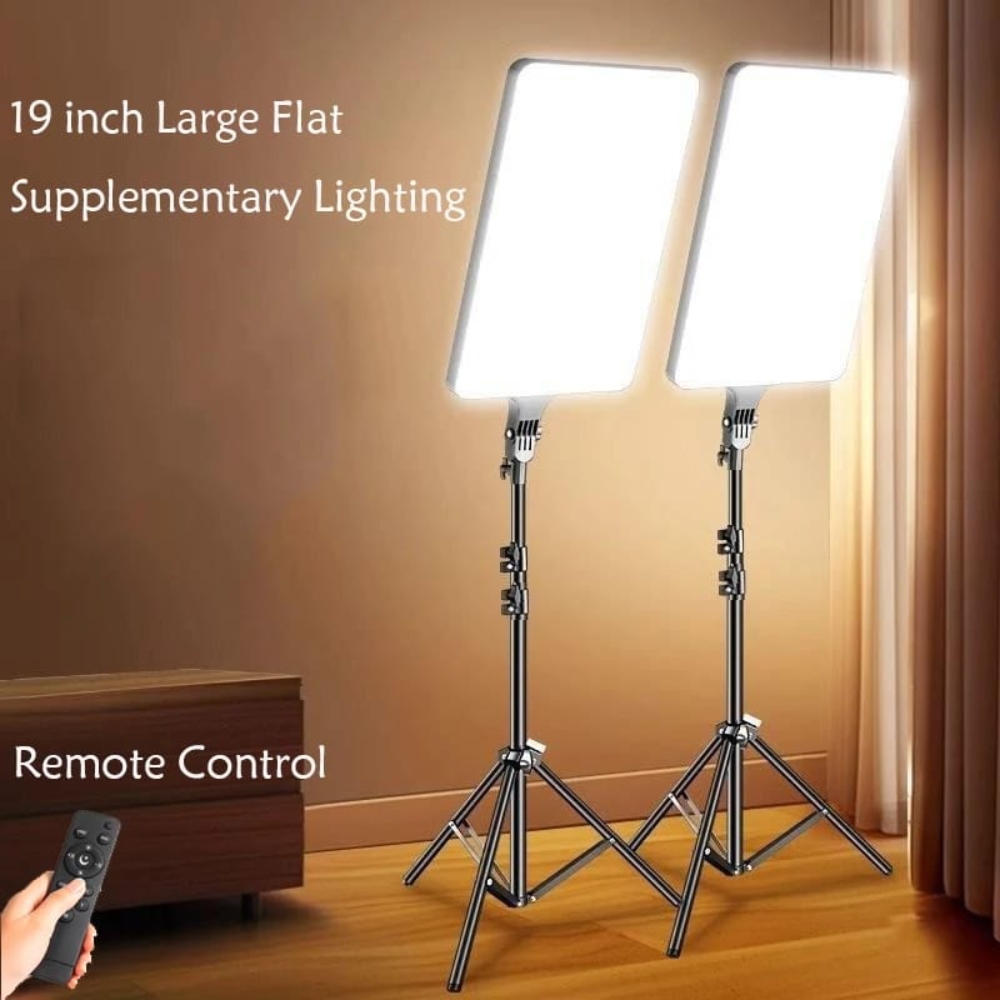 PANEL CON LUZ LED PARA VIDEO GRABACION FOTOGRAFIA 70W CONTROL REMOTO - 6