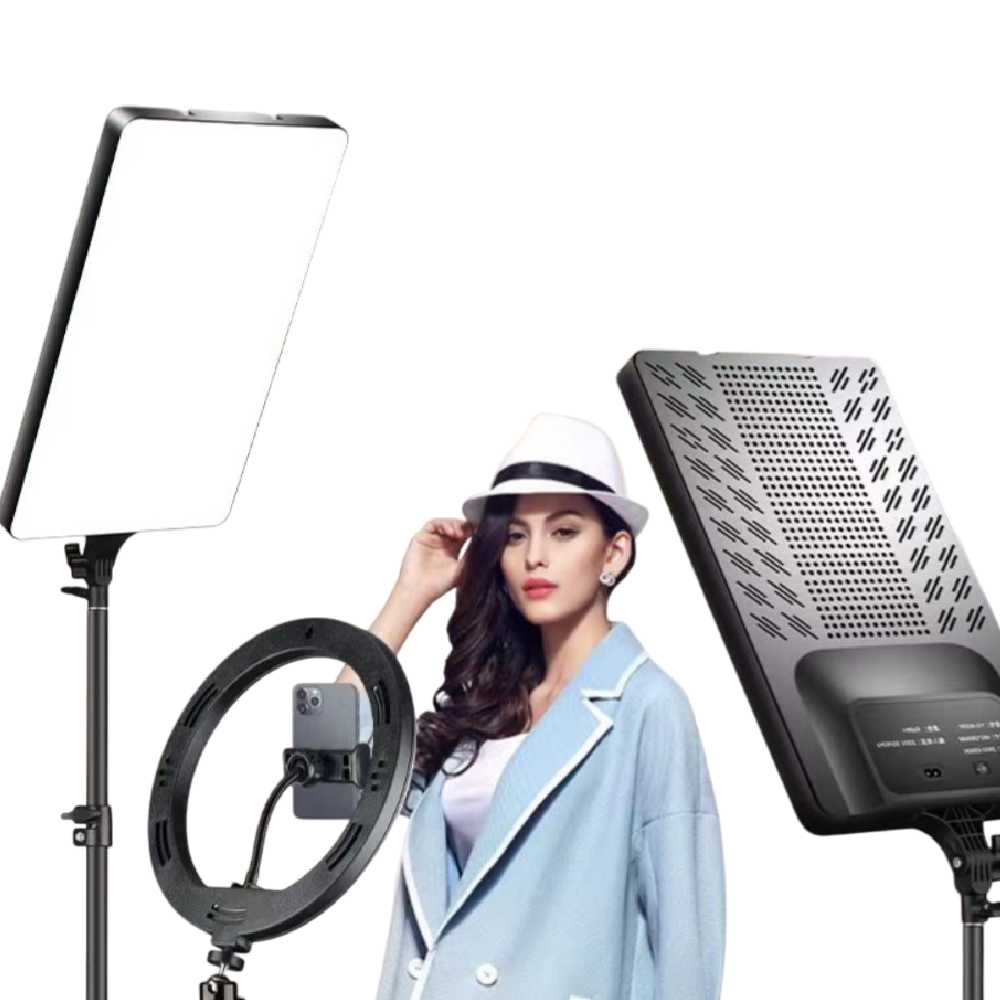 PANEL LUZ LED PARA FOTOGRAFIA Y VIDEO CON TRIPODE RL-19 - 2