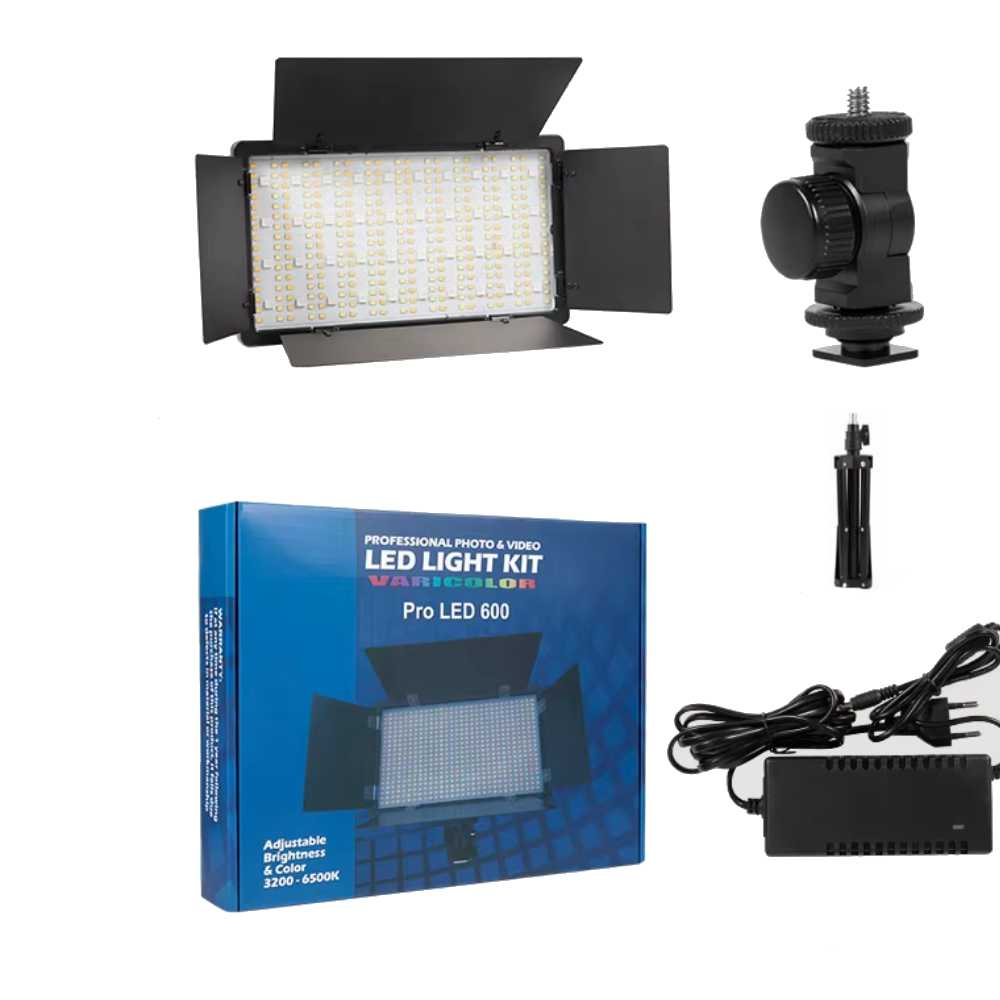 PANEL DE LUZ LED RGB PARA FOTOGRAFIA Y VIDEO CON TRIPODE U600 - 3