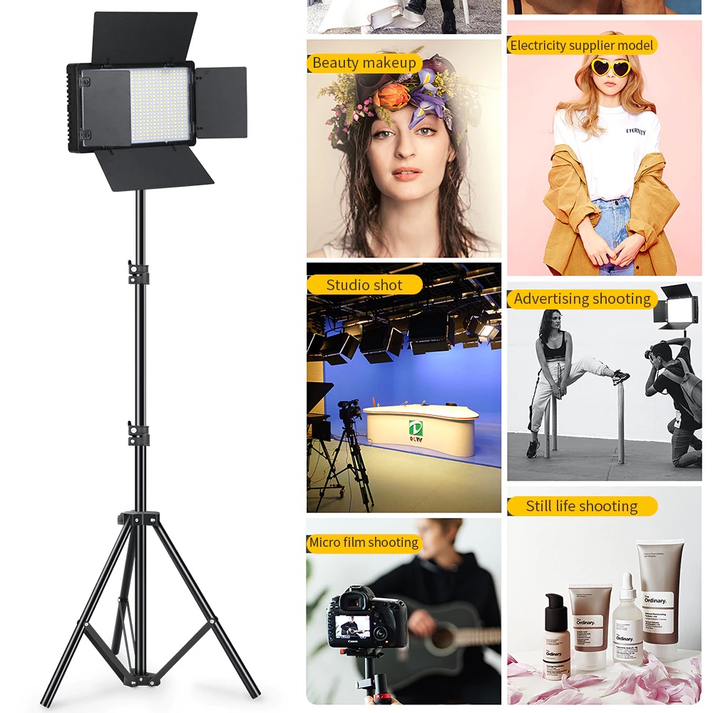 PANEL DE LUZ LED RGB PARA FOTOGRAFIA Y VIDEO CON TRIPODE U800 - 4