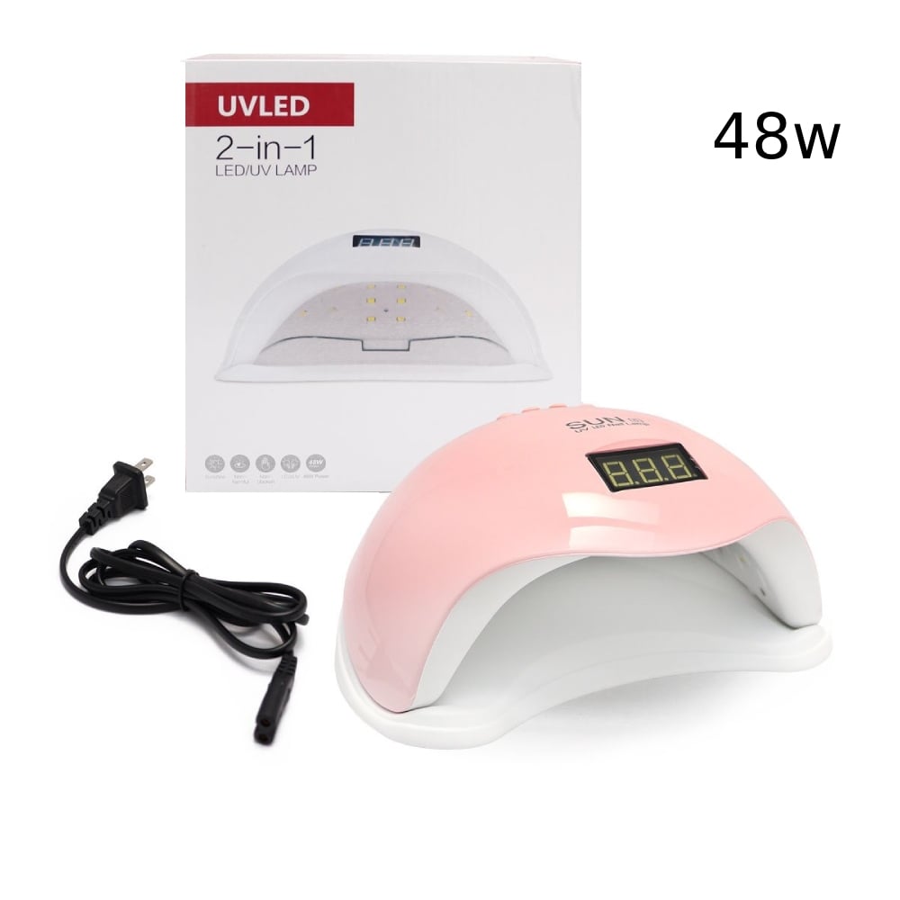 LAMPARA SECADOR DE UÑAS LED UV 48W TEMPORIZADOR - 1