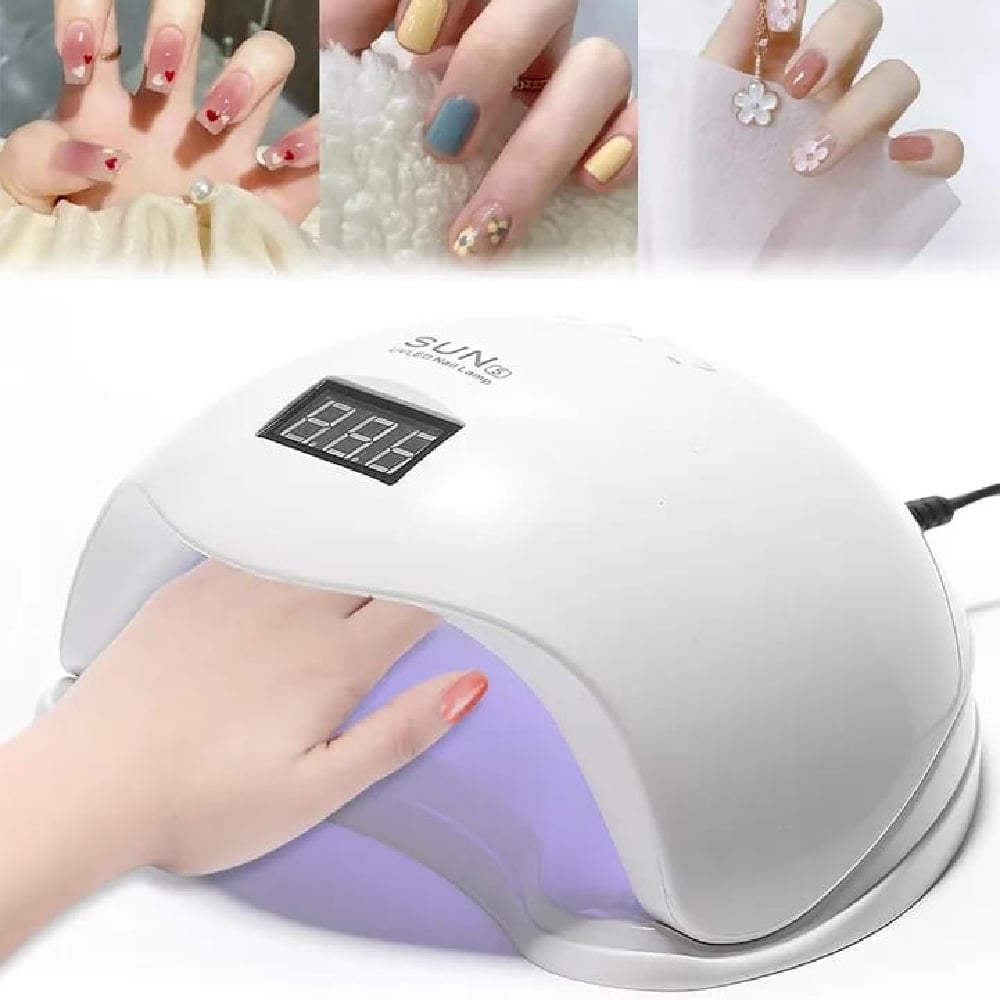 SECADOR DE UÑAS PROFESIONAL LAMPARA LED UV 48W TEMPORIZADOR - 2