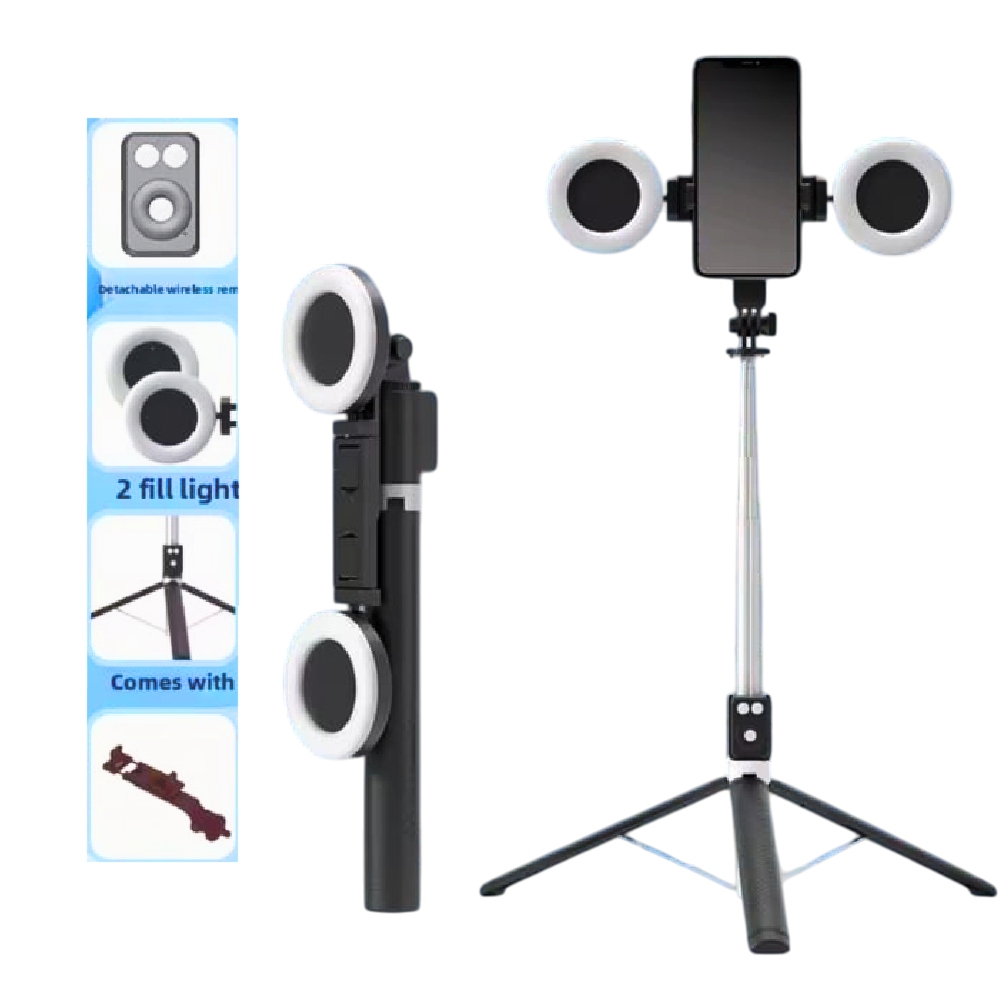 PALO SELFIE CON TRIPODE CONTROL BLUETOOTH - 3