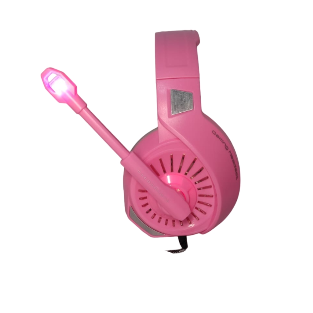 AUDIFONOS GAMER PARA PC LAPTOP PS4 MICROFONO LUZ RGB - 4