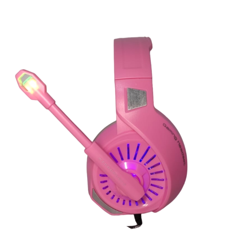AUDIFONOS GAMER PARA PC LAPTOP PS4 MICROFONO LUZ RGB - 6