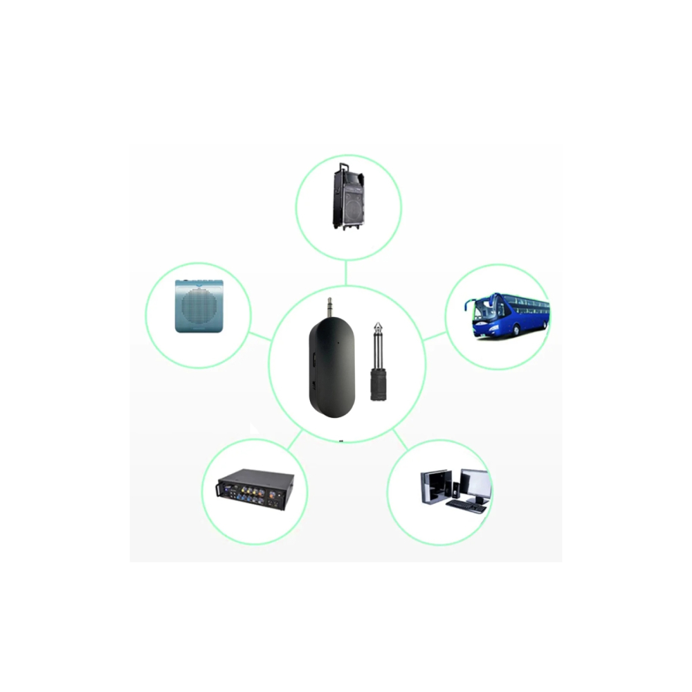 MICROFONO INALAMBRICO RECARGABLE PARA PC PARLANTE EQUIPOS - 2