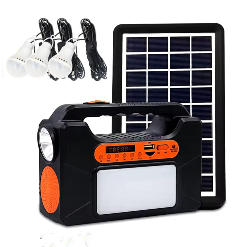 KIT PARLANTE RADIO FM CON PANEL SOLAR - 1