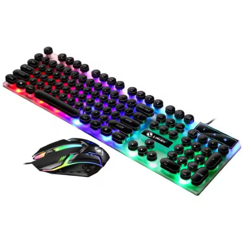 TECLADO Y MOUSE GAMER ALAMBRICO VITANGE ILUMINADO MYT10 - 3