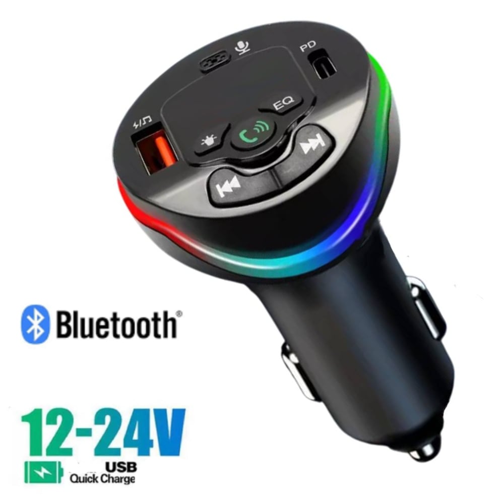 ADAPTADOR RECEPTOR BLUETOOTH PARA AUTO CARGADOR