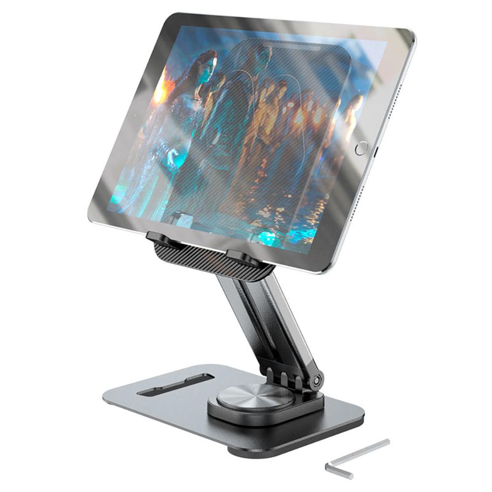 SOPORTE PARA TABLET GIRATORIO 360° NEGRO - 4