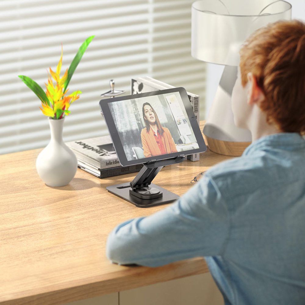 SOPORTE PARA TABLET GIRATORIO 360° NEGRO - 6