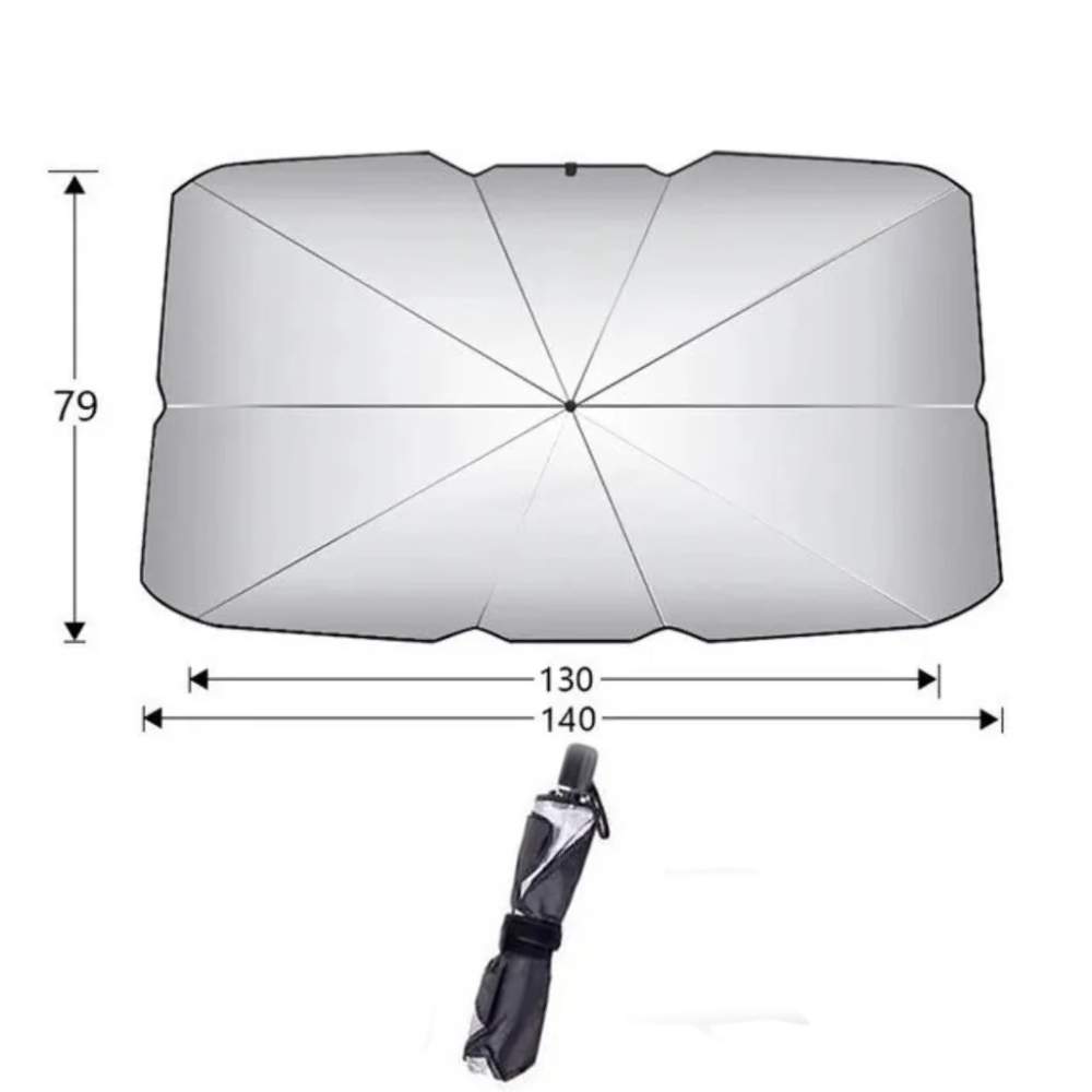 SOMBRILLA PARABRISA TAPASOL PLEGABLE - 4
