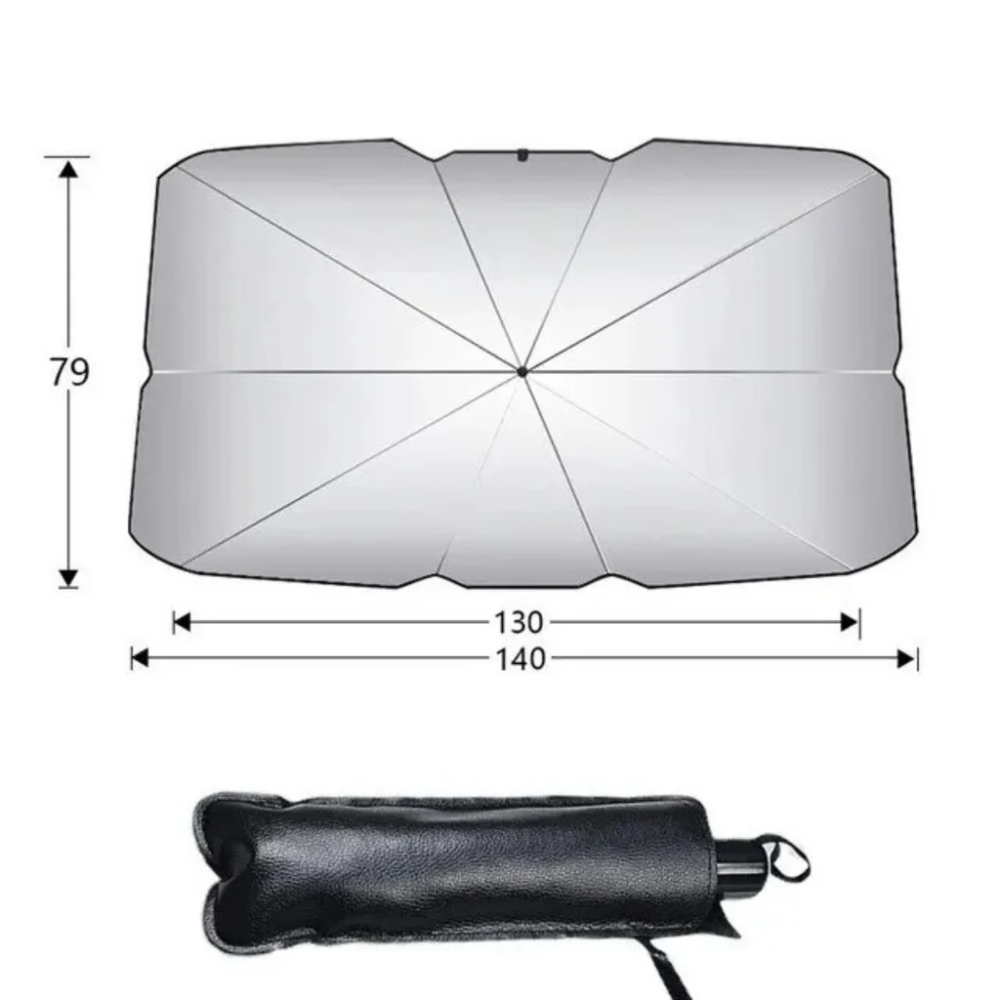 SOMBRILLA PARABRISA TAPASOL PLEGABLE - 5