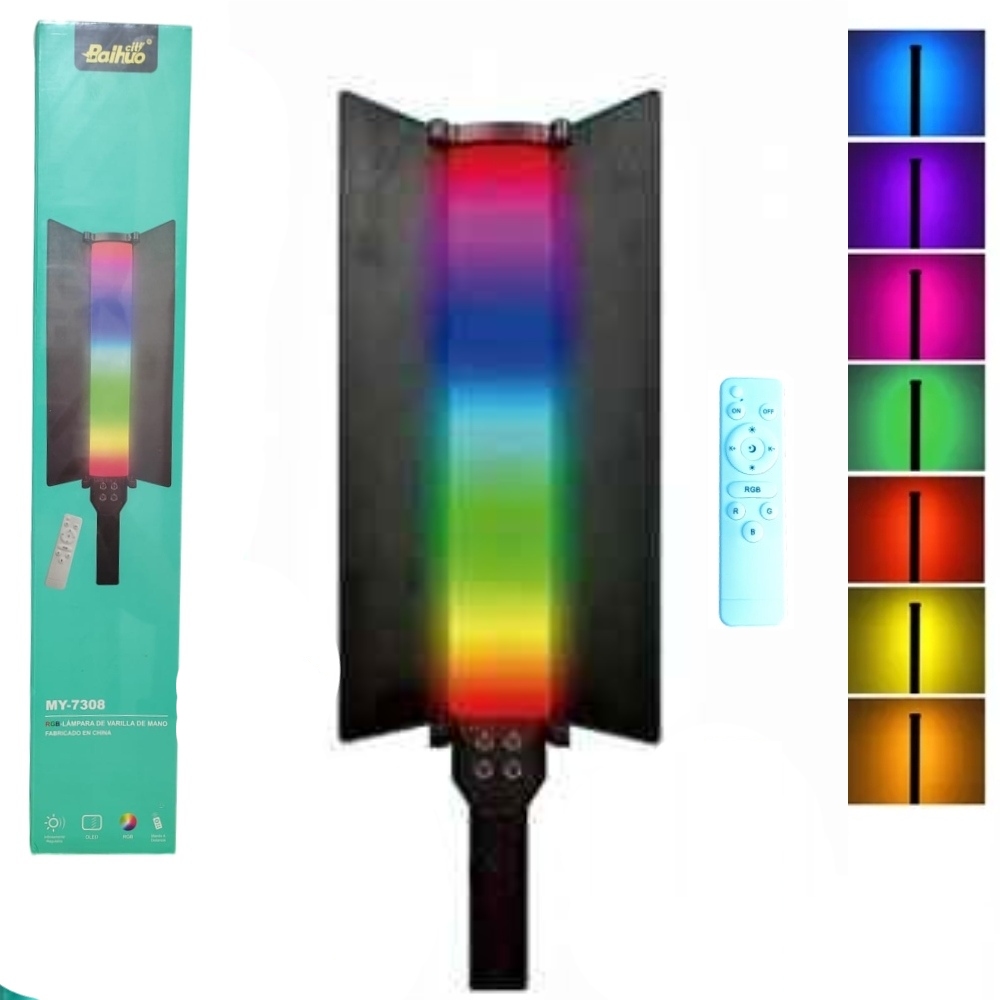 BARRA DE LUZ LED OLEAD LAMPARA DE VARILLA DE MANO RGB - 1