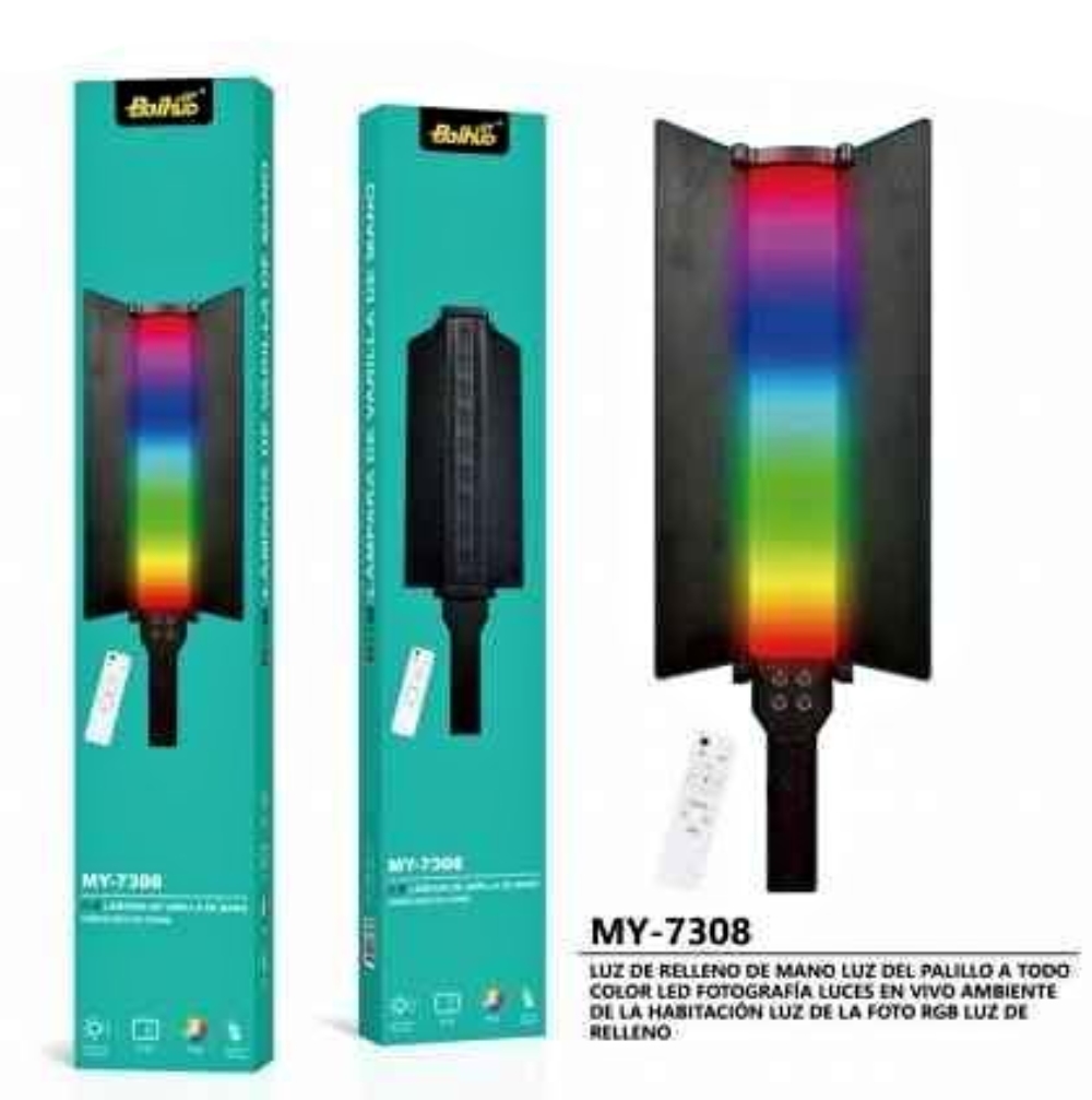 BARRA DE LUZ LED OLEAD LAMPARA DE VARILLA DE MANO RGB - 2