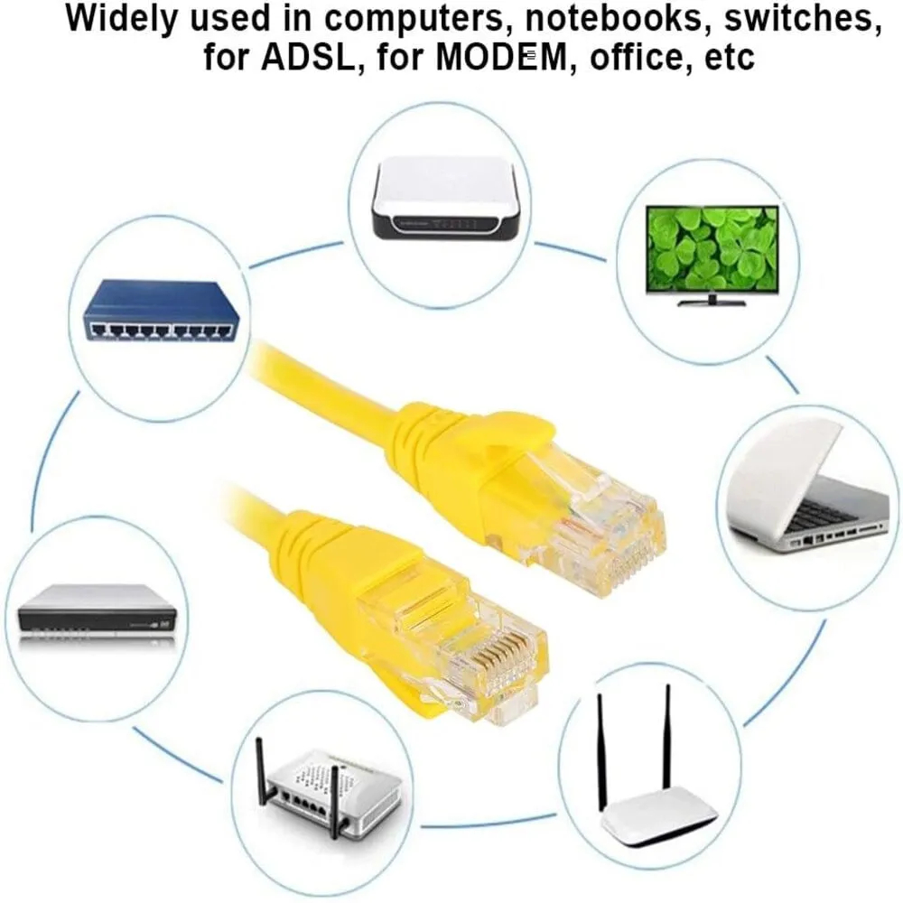 CABLE DE RED INTERNET ETHERNET CAT6E 5 METROS - 1