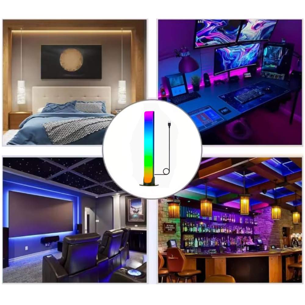 LAMPARA LUZ LED RITMICA RGB CABLE USB - 4