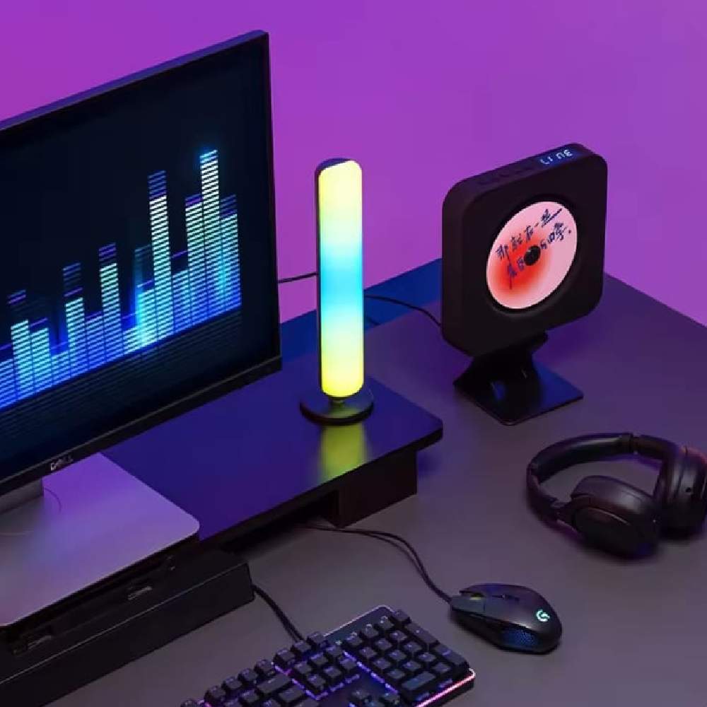LAMPARA LUZ LED RITMICA RGB CABLE USB - 5