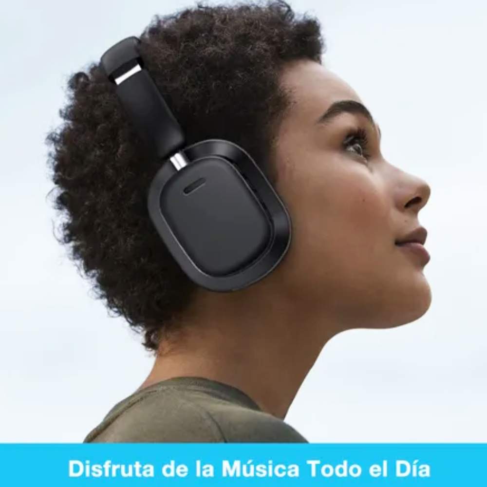 AUDIFONOS INALAMBRICO TIPO VINCA 1HORA AUT250 NEGRO - 4